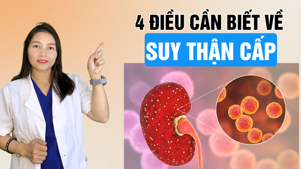 Suy thận cấp là gì? 4 điều cần biết về suy thận cấp để điều trị hiệu quả